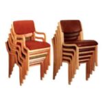 Wooden Chair Stackable image